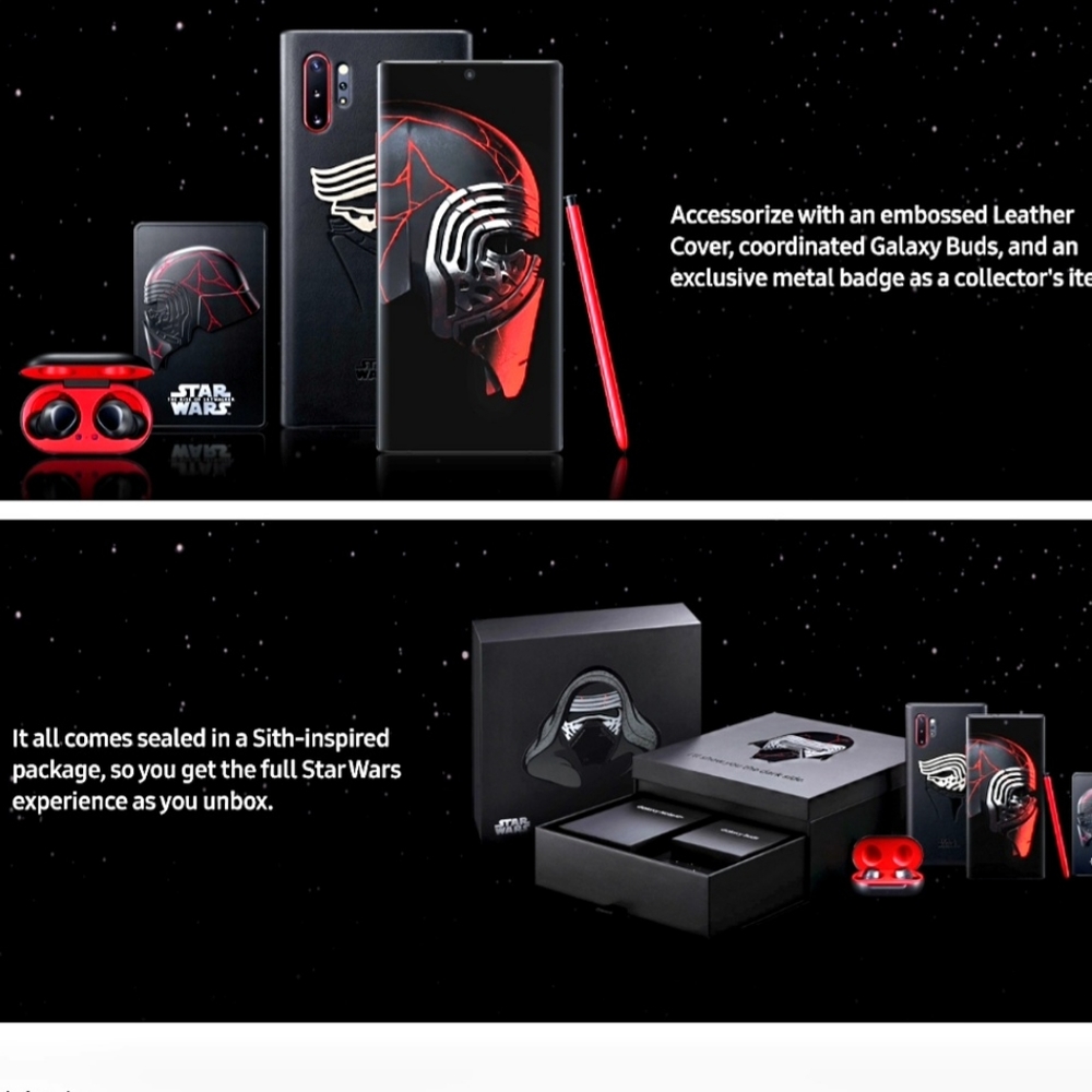 NIB:Samsung Star Wars Galaxy Buds.Special Limited Edition Rise of Skywalker RED♥
